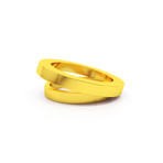 Double Ring // 22K Gold Plated (Size 6)