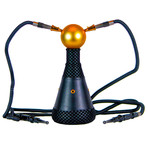 Exoh XL Vapor Hookah (Black Base + Matte Black Top)