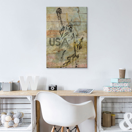 Lady Liberty (26"W x 18"H x 0.75"D)