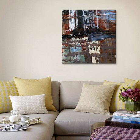 Busy Street (18"W x 18"H x 0.75"D)