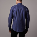 Slim Fit Button-Up Shirt // Denim (M)