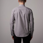 Eight-X // Jacquard Button-Up // Grey (2XL)