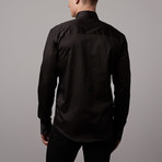 Solid Button-Up // Black (3XL)