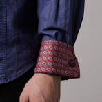 Slim Fit Button-Up Shirt // Denim (M)