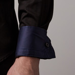 Solid Button-Up // Black (3XL)