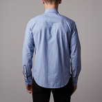 Eight-X // Slim Fit Button-Up Shirt // Blue (3XL)