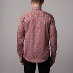 Digital Print Button-Up // Red (L)
