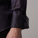 Jacquard Button-Up // Brown (XL)