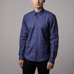Slim Fit Button-Up Shirt // Denim (M)