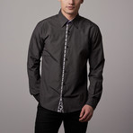 Graph Button-Up // Black (M)