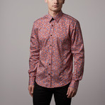 Digital Print Button-Up // Red (L)