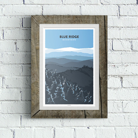 Blue Ridge Mountains // Screenprint