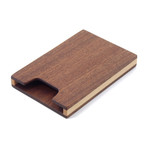 Business Card Case // Mahogany + Beech