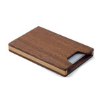 Business Card Case // Mahogany + Beech