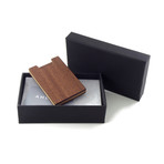 Business Card Case // Mahogany + Beech