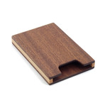 Business Card Case // Mahogany + Beech