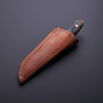 Damascus Hunter // African Sheep Horn