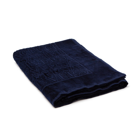 Luxury Beach Towel // Navy