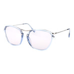 Women's TO0138 84A Sunglasses // Shiny Light Blue
