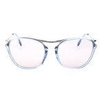 Women's TO0138 84A Sunglasses // Shiny Light Blue