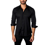 Jared Lang // Button-Up Shirt // Black Stripe (L)