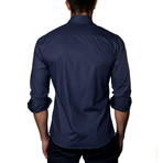 Jared Lang // Button-Up Shirt // Midnight Check (M)