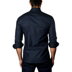 Jared Lang // Button-Up Shirt // Black Diamond (XL)