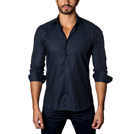 Jared Lang // Button-Up Shirt // Black (S)