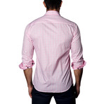 Button-Up Shirt // Pink Plaid (2XL)