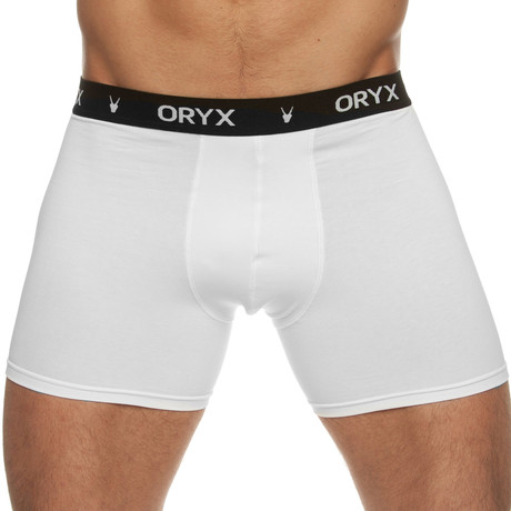 Boxer Brief // White (Small)