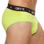 Blue Stitch Collection Brief // Lime (Small)