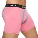 Blue Stitch Collection Boxer Brief // Pink (Small)