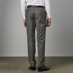 Via Roma // Classic Half-Canvas Suit // Grey Sharkskin (US: 36S)