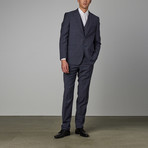 Via Roma // 3-Piece Classic Half-Canvas Suit // Slate (US: 42R)