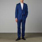 Via Roma // Classic Half-Canvas Suit // Bright Blue (US: 38R)