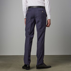 Via Roma // Classic Half-Canvas Suit // Navy Pinstripe (US: 40R)
