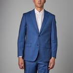 Via Roma // Classic Half-Canvas Suit // Elegant Blue Nailhead (US: 38R)
