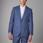 Via Roma // Classic Half-Canvas Suit // Blue Check (US: 38R)