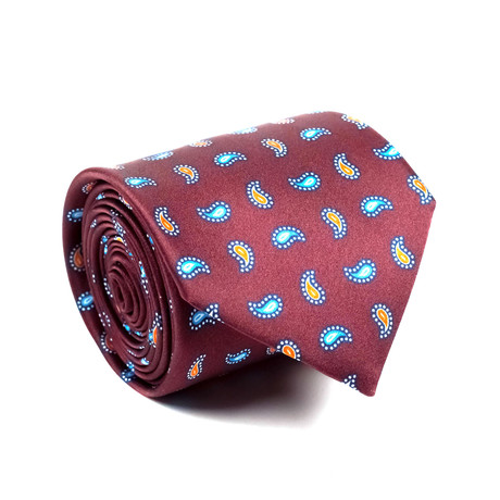 Ruggieri Tie // Burgundy