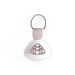 The Release Key Ring (Caviar White)