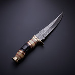 Handmade Damascus Steel Hunting Knife // SP-27