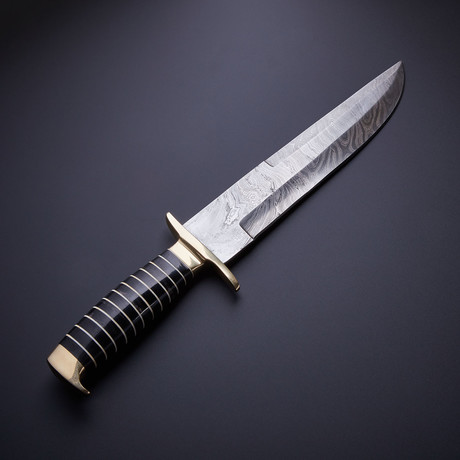 Handmade Damascus Steel Hunting Knife // SP-23