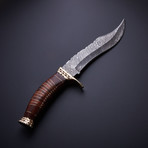 Handmade Damascus Steel Hunting Knife // SP-22