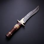 Handmade Damascus Steel Hunting Knife // SP-17