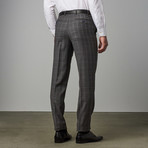 Paolo Lercara // 3-Piece Modern-Fit Suit // Grey Plaid (US: 34R)