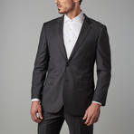 Modern-Fit Suit // Charcoal Sharkskin (US: 40R)