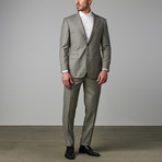 Modern-Fit Suit // Light Grey Sharkskin (US: 38R)