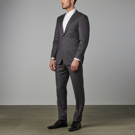 Paolo Lercara // Modern-Fit Suit // Grey (US: 46R)