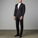 Paolo Lercara // Modern-Fit Suit // Navy Pinstripe (US: 42S)