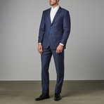 Modern-Fit Suit // Blue Herringbone (US: 42R)